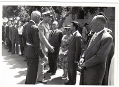 BOU SFER 06 JUILLET 1958 POSE DE LA PREMIERE PIERRE DU MONUMENT AUX MORTS 006